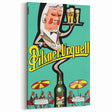 Vintage Pilsner Urquell Poster – Retro Beer Ad Art with Fun Cartoon
