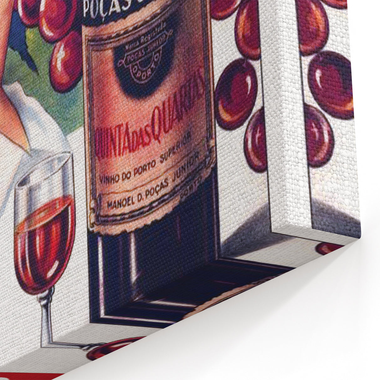 Vintage Vinho do Porto Poster – Retro Port Wine Ad Art
