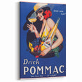 Vintage Pommac Poster – Retro Fruit Drink Ad Art
