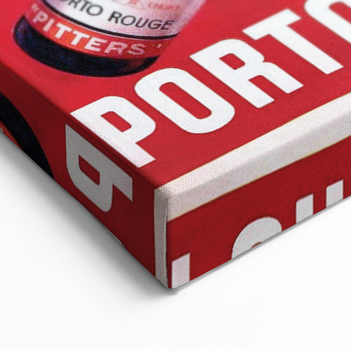 Vintage Porto Pitters Poster – Retro Wine Ad with Playful Tigers