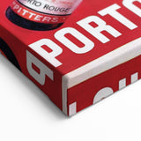 Vintage Porto Pitters Poster – Retro Wine Ad with Playful Tigers