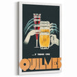 Vintage Quilmes Poster – Retro Beer and Cocktail Ad Art