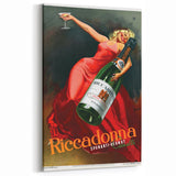 Vintage Riccadonna Spumanti-Vermut Poster – Retro Wine Ad with Elegance