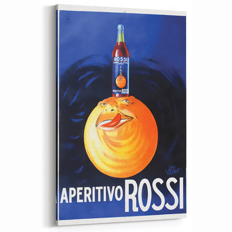 Vintage Aperitivo Rossi Poster – Fun Retro Orange Ad