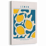 Lemon Fruit Wall Decor - Fruit Botanical Prints & Kitchen Art