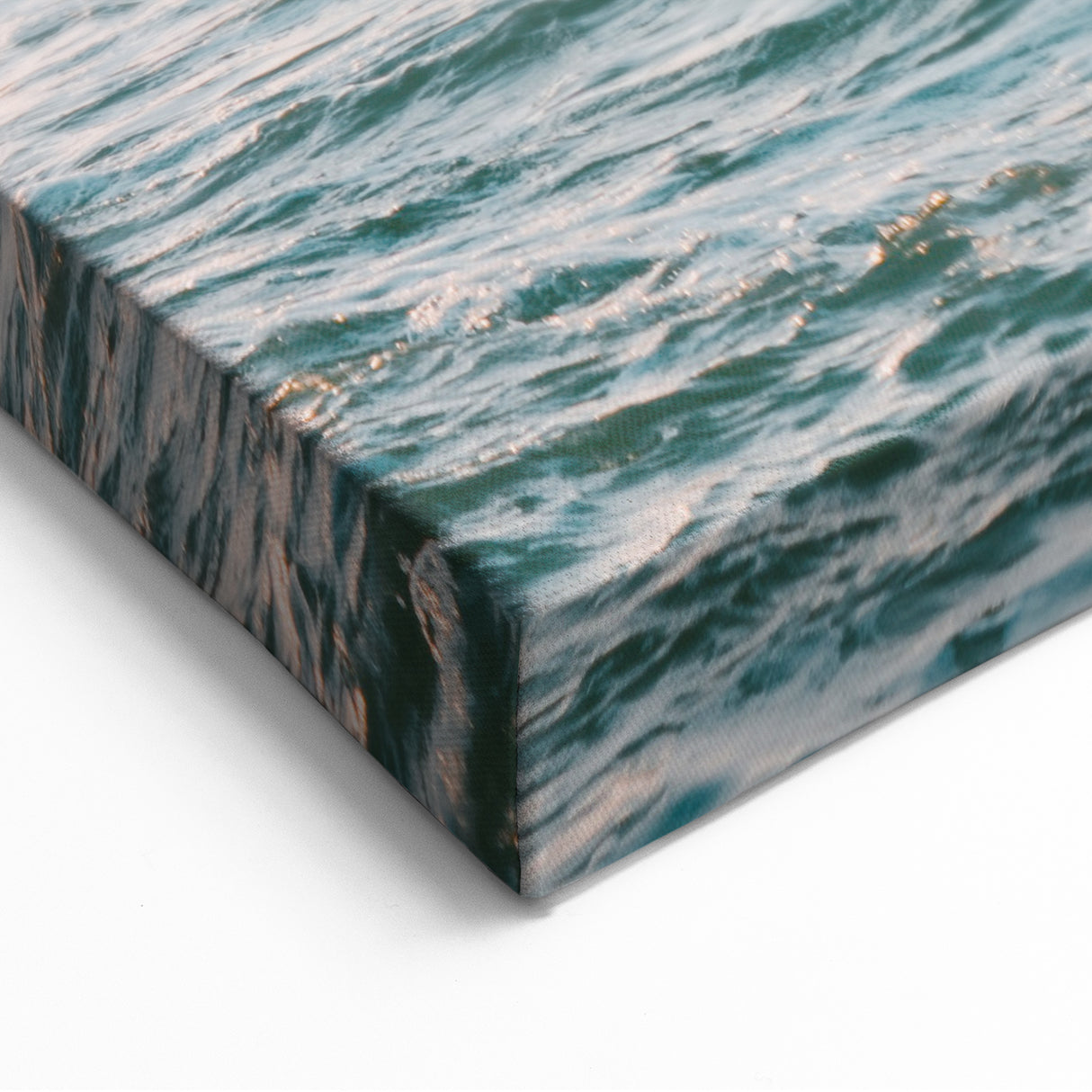Sunset Surfing - Summer Wall Art with Ocean Waves