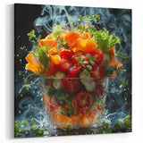 Fresh Salad Fruit Photography Art - Kitchen Fruit Decor & Wall Art