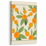 Orange Fruit Botanical Prints - Kitchen Fruit Decor & Wall Art