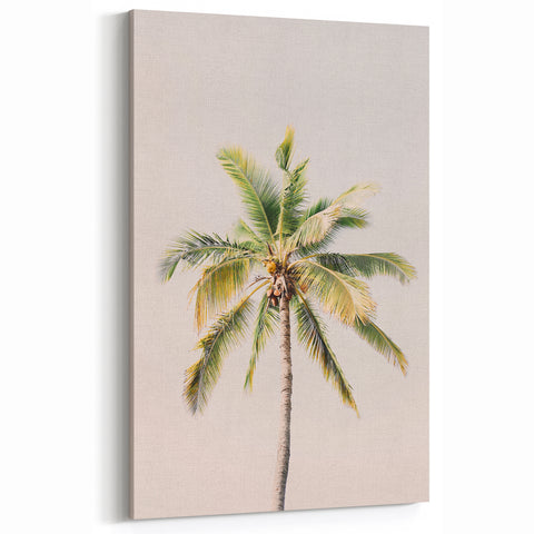 Tropical Palm Tree - Summer Wall Art for Coastal Décor