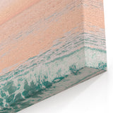 Serene Sunset Ocean - Summer Wall Art with Birds