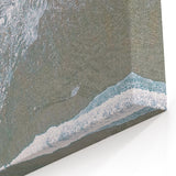 Aerial Beach View - Summer Wall Art with Waves & Umbrellas