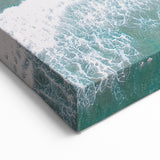 Aerial Beach View - Summer Wall Art with Waves & Umbrellas