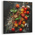 Fruit Wall Decor – Tomato & Herb Food Photography Art