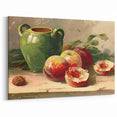 Fruit Paintings – Vintage Peach Still Life Wall Art