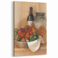 Kitchen Fruit Decor – Rustic Still Life Fruit & Wine Art