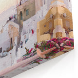 Santorini Sunset - Summer Wall Art with Mediterranean Charm