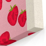 Fruit Wall Decor – Strawberry Market Art Print for Kitchen