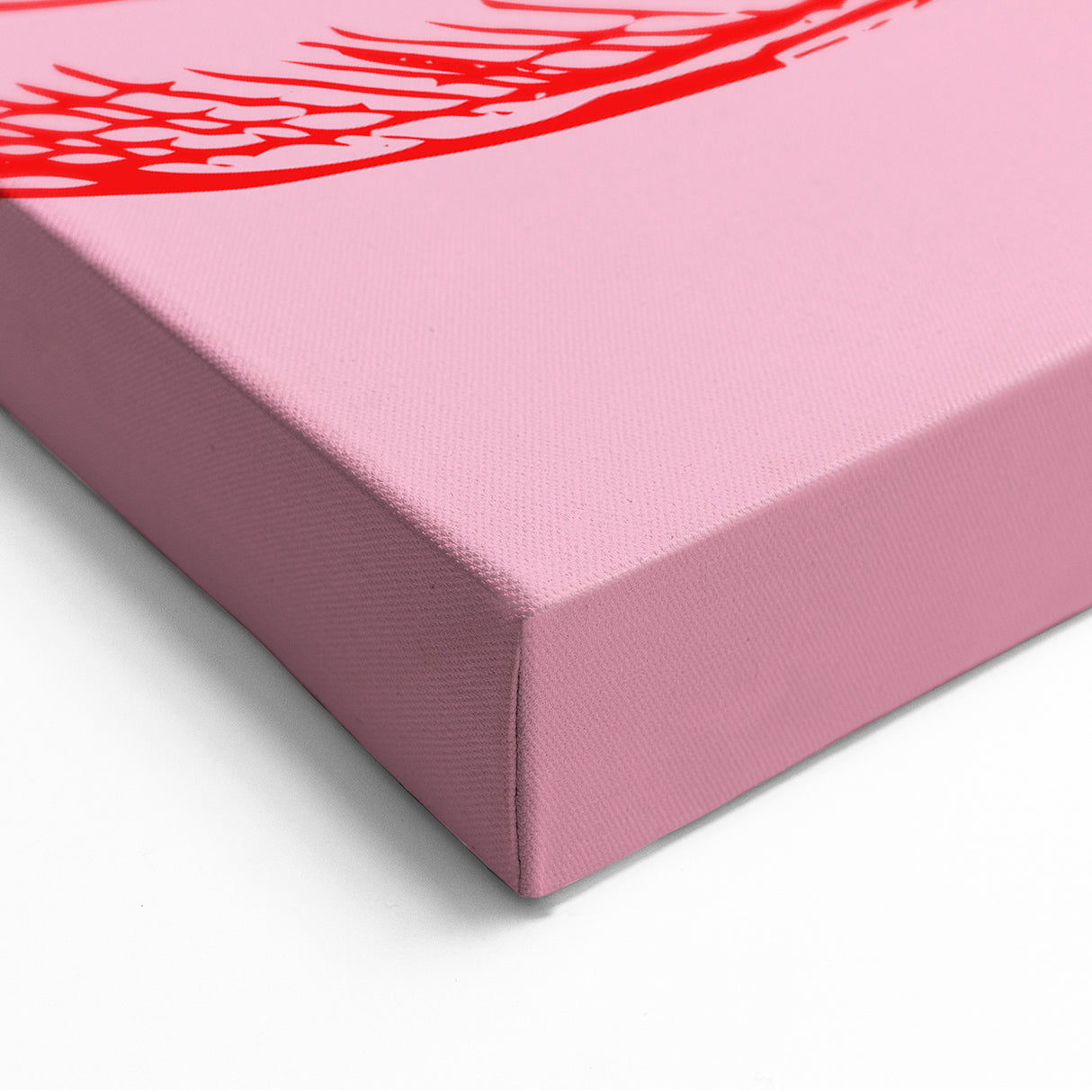 Fruit Canvas Art – Minimalist Papaya Line Art for Kitchen