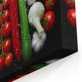 Fruit Wall Decor – Vibrant Fresh Vegetables Food Art Print