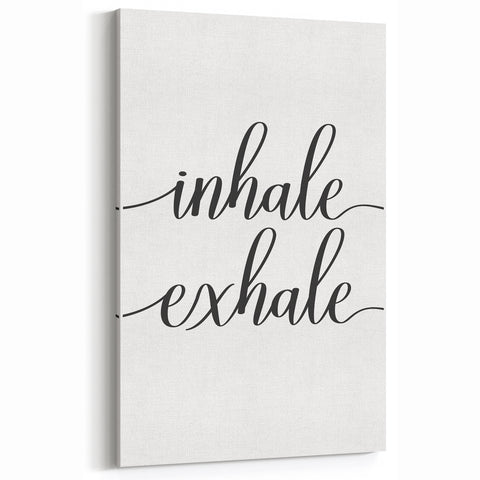 Inhale Exhale - Summer Wall Art for Mindful & Modern Décor