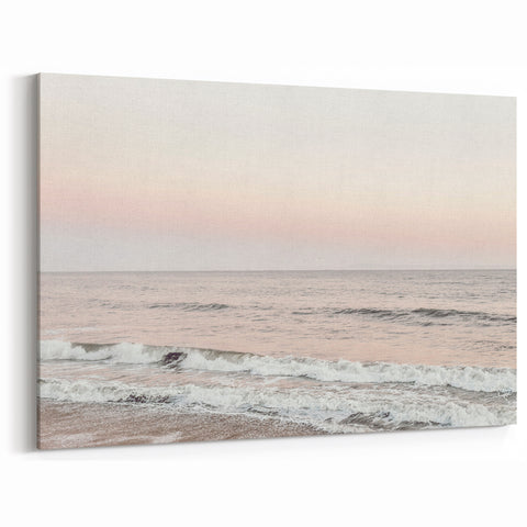 Pastel Ocean Waves - Summer Wall Art for Coastal Serenity