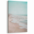 Misty Coastal Shoreline - Summer Wall Art for Tranquil Décor