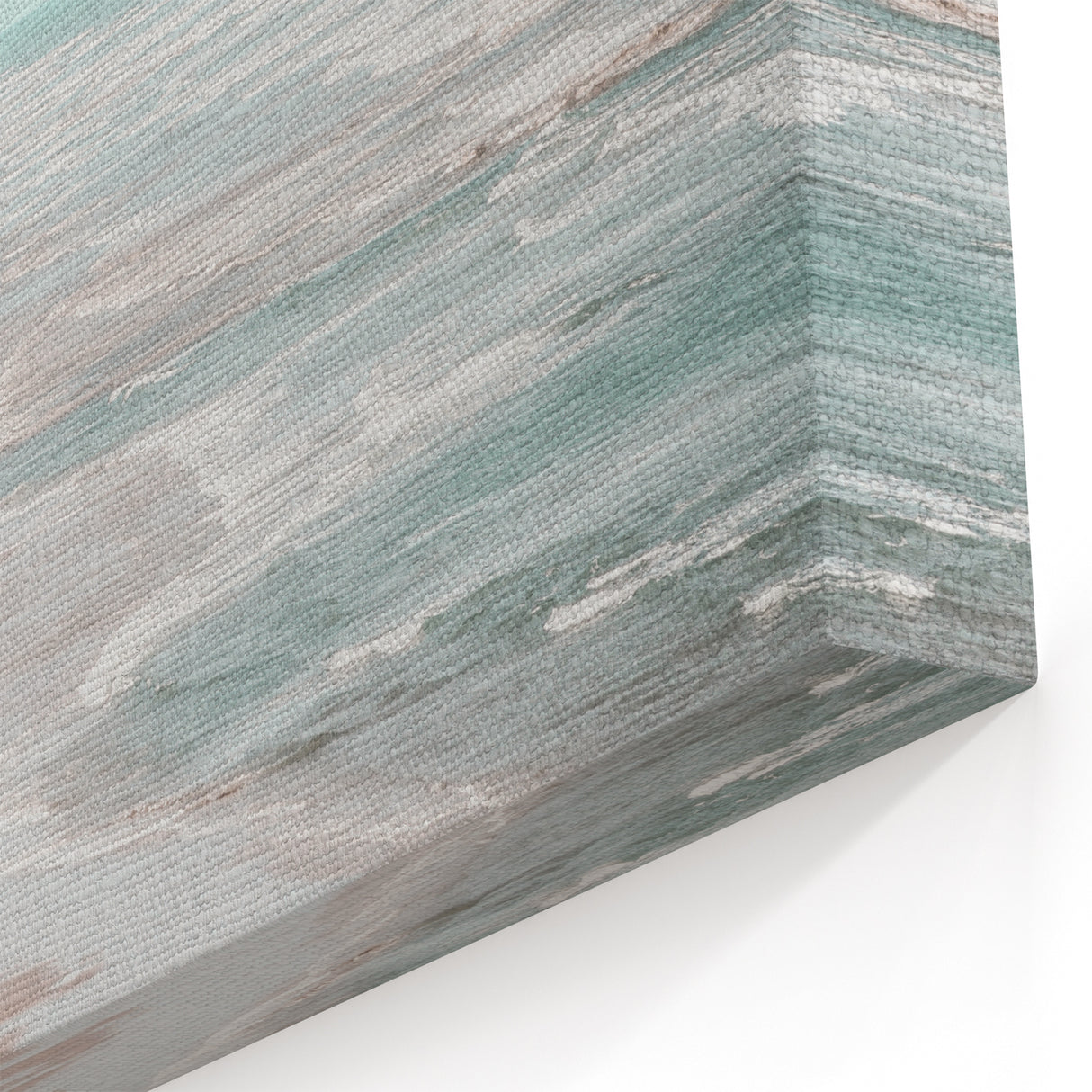 Misty Coastal Shoreline - Summer Wall Art for Tranquil Décor