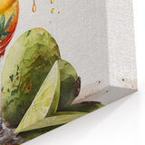 Cinco de Mayo Wall Art - Vibrant Margarita & Lime Mexican Fiesta Print