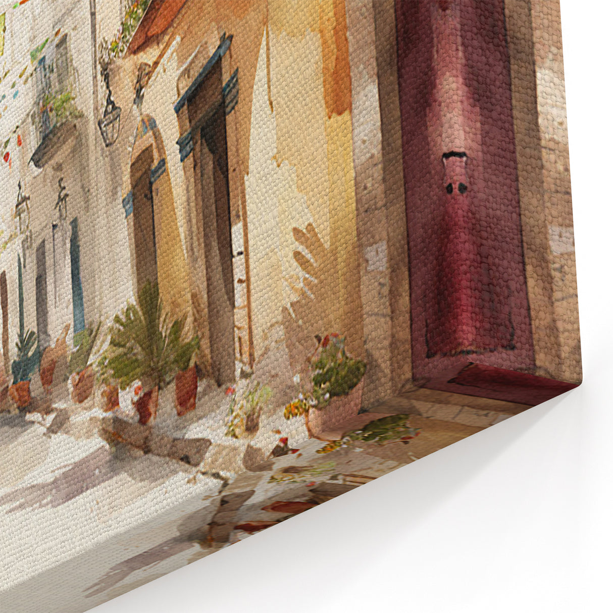 Cinco de Mayo Art Prints - Colorful Mexican Street Scene Wall Decor