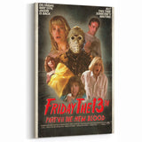 Retro Friday the 13th Poster Art - Vintage Horror Movie Prints