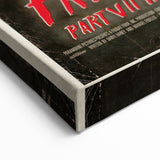 Retro Friday the 13th Poster Art - Vintage Horror Movie Prints