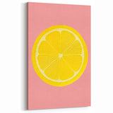 Modern Lemon Fruit Art Print – Kitchen Fruit Wall Decor