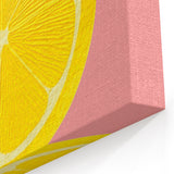 Modern Lemon Fruit Art Print – Kitchen Fruit Wall Decor