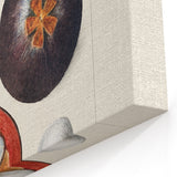 Vintage Mangosteen Botanical Print – Elegant Fruit Wall Art