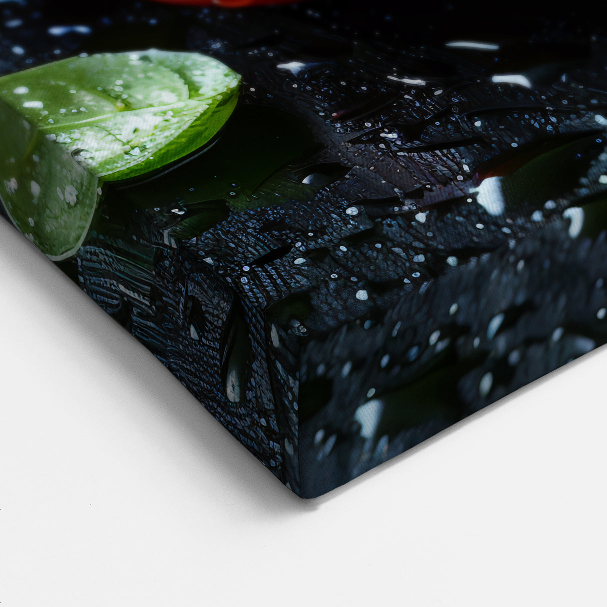 Fresh Tomato & Greens Wall Art – Kitchen Fruit Canvas Print