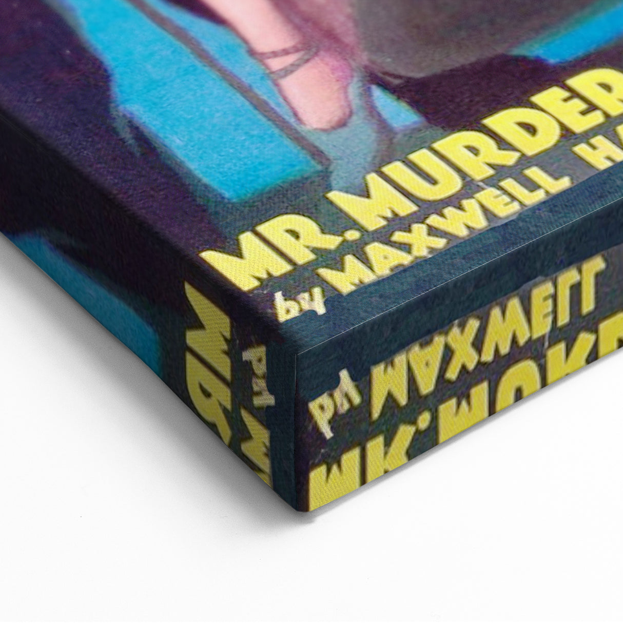 Dime Detective Magazine Cover Art – Retro Murder Mystery Wall Decor