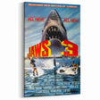Retro Jaws 3 Poster Art - Vintage Shark Horror Movie Prints