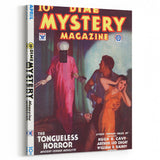 Dime Mystery Magazine Cover Art – Retro Horror Mystery Wall Decor