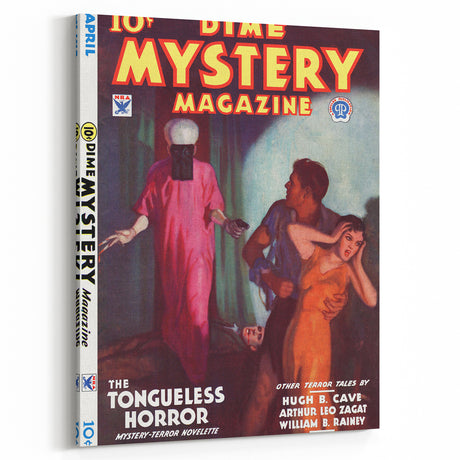 Dime Mystery Magazine Cover Art – Retro Horror Mystery Wall Decor