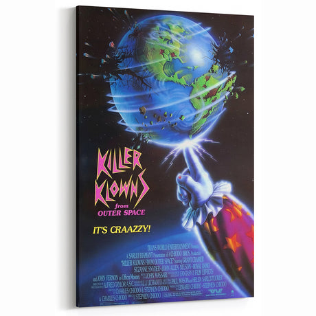 Retro Killer Klowns from Outer Space Poster Art - Vintage Horror Comedy Prints