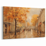 Charming Autumn Street Scene - Thanksgiving Art Prints