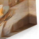 Delicious Lemon Pie - Thanksgiving Canvas Art Print