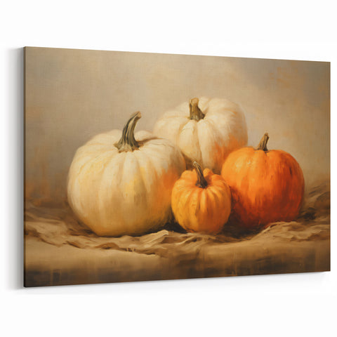 Rustic Pumpkin Display - Thanksgiving Wall Decorations