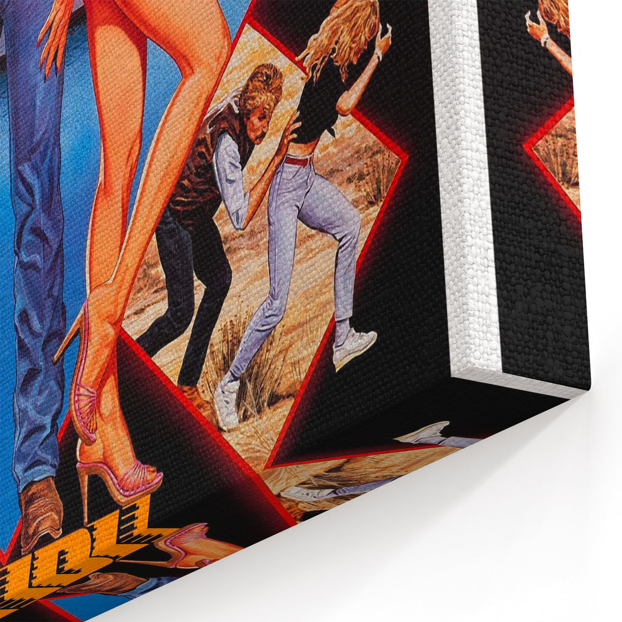 Retro Malibu Express Poster Art - Vintage 80s Action Movie Prints
