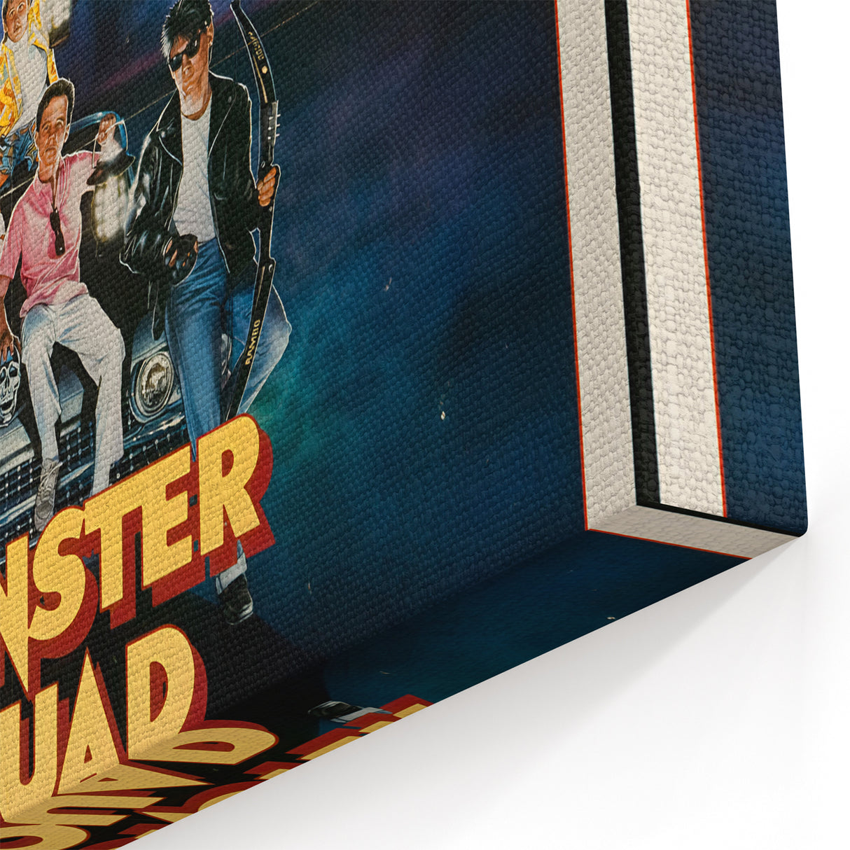 Retro Monster Squad Poster Art - Vintage 80s Horror Comedy Movie Prints