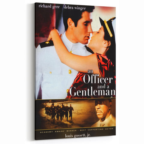Retro Officer and a Gentleman Poster Art - Vintage 80s Romance Prints