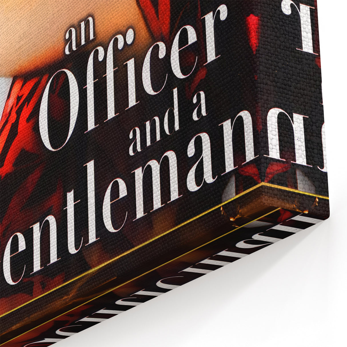 Retro Officer and a Gentleman Poster Art - Vintage 80s Romance Prints