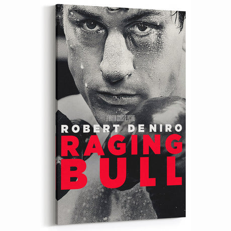 Raging Bull Movie Poster - Iconic Boxing Film Art Print featuring Robert De Niro