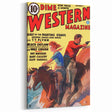 Vintage Magazine Cover Art - Dime Western Magazine Retro Print