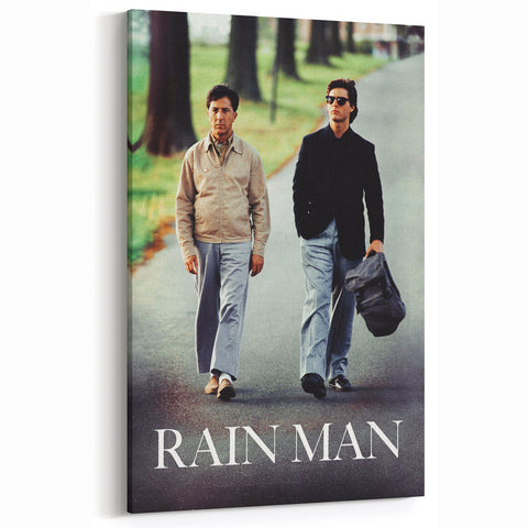Retro Wall Art - Rain Man Vintage Poster Art - 80s Movie Canvas Prints
